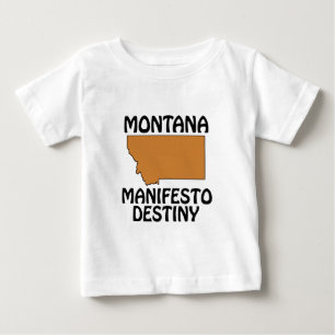 Camiseta De Bebé Montana - Destino Manifiesto