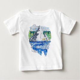 Camiseta De Bebé Montaña fresca