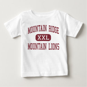 Camiseta De Bebé Montaña Ridge - leones de montaña - alto -