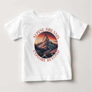 Camiseta De Bebé montañas