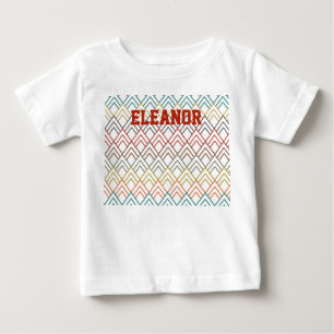 Camiseta De Bebé Montañas Art Deco