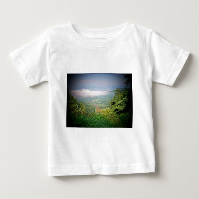 Camiseta De Bebé Montañas de Georgia del Norte, Estados Unidos (Anverso)