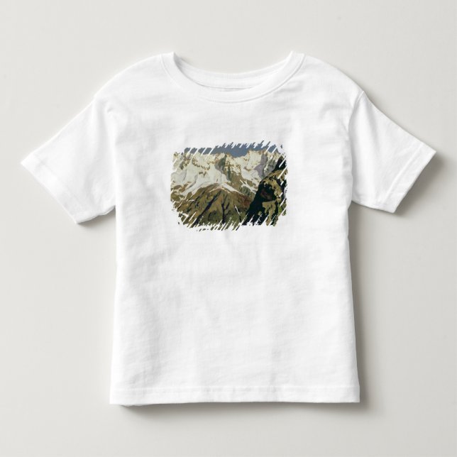 Camiseta De Bebé Montañas de Mont Blanc, 1897 (Anverso)
