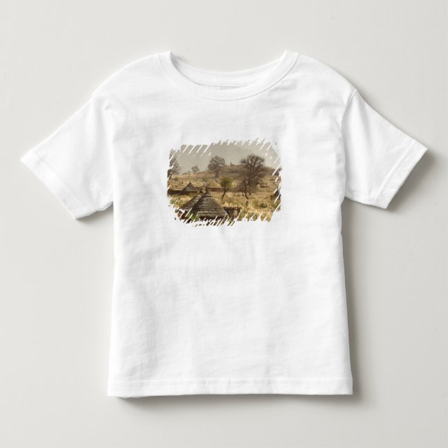 Camiseta De Bebé Montañas Nuba, aldea de Nugera (Anverso)