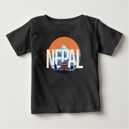 Camiseta De Bebé Monte del Templo en Nepal Everest