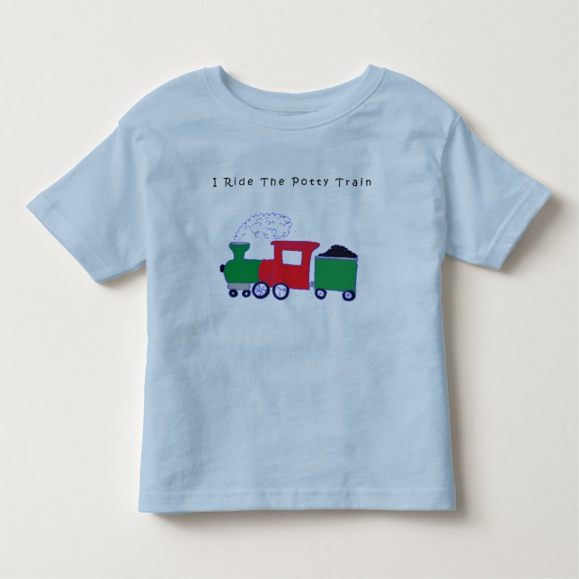 Camiseta De Bebé Monte el tren insignificante (Anverso)