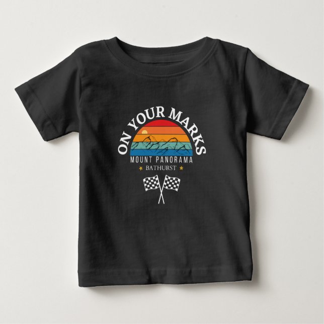 Camiseta De Bebé monte panorámica Bathurst Australia (Anverso)