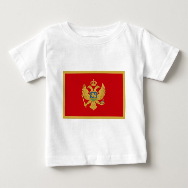 Camiseta De Bebé Montenegro (Anverso)