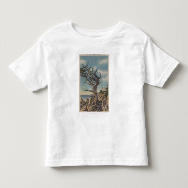 Camiseta De Bebé Monterey, CA - árbol viejo de la bruja en 17 (Anverso)