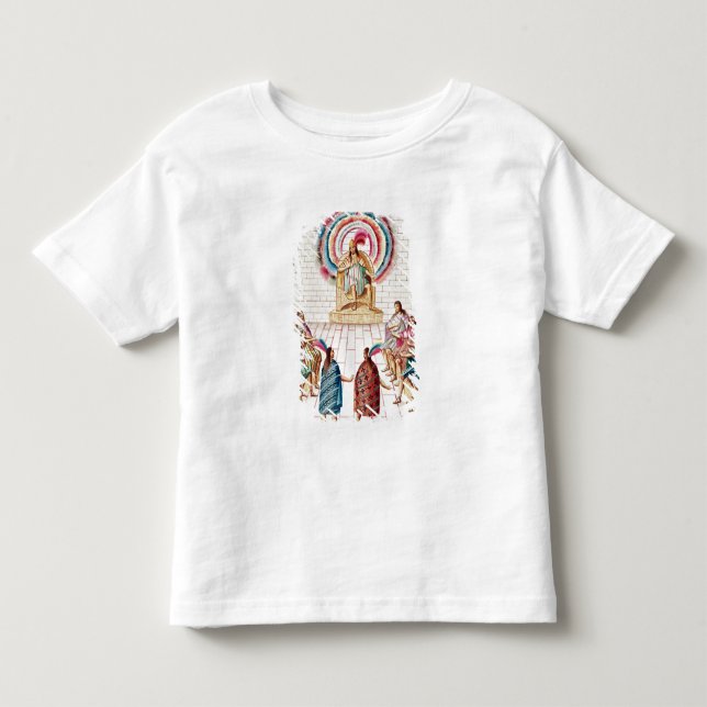 Camiseta De Bebé Montezuma II y su consejo (Anverso)