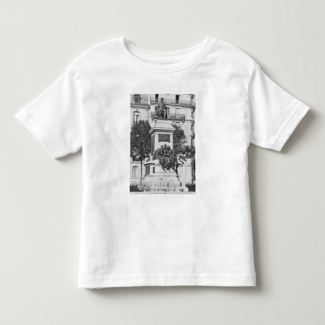 Camiseta De Bebé Monumento a Alejandro Dumas Pere, 1883 (Anverso)