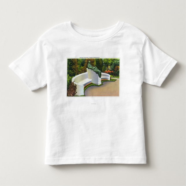 Camiseta De Bebé Monumento de Trudeau, escena del sanatorio de (Anverso)