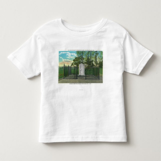 Camiseta De Bebé Monumento izquierdo de la pierna de la GEN (Anverso)