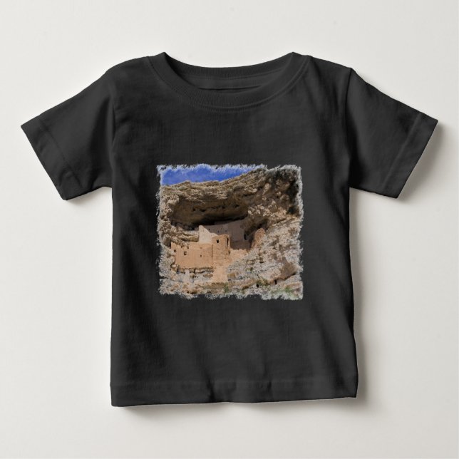 Camiseta De Bebé Monumento nacional al castillo de Montezuma (Anverso)