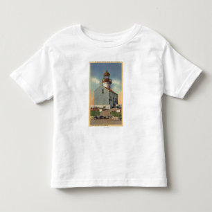 Camiseta De Bebé Monumento nacional de Cabrillo, faro del Point