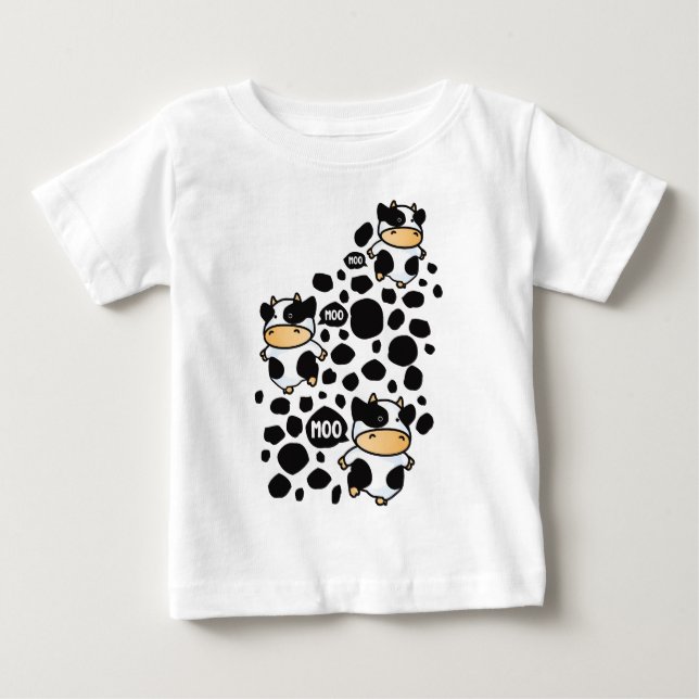 CAMISETA DE BEBÉ MOO_MOO_MOO (Anverso)