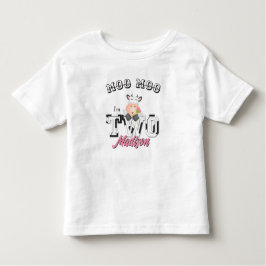 Camiseta De Bebé Moo Moo Soy dos Chicas de la granja de impresión d