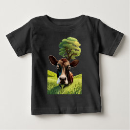 Camiseta De Bebé Moo-ning para un masaje