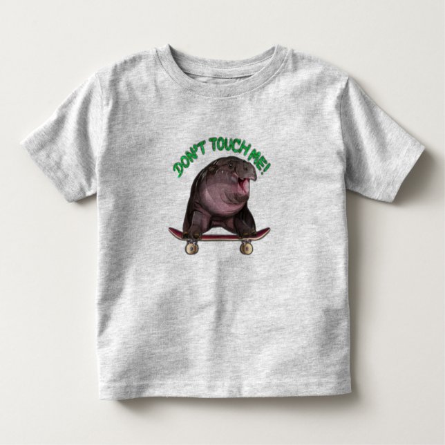 Camiseta De Bebé Moodeng hippo (Anverso)