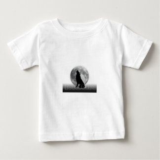 Camiseta De Bebé Moon Howl – Mystical Wolf Silhouette GraphiT-Shirt