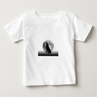 Camiseta De Bebé Moon Howl – Silueta de Lobo Mística GraphiT-Shirt