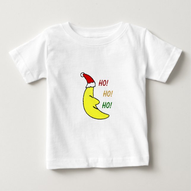 Camiseta De Bebé Moon Santa T-Shirt (Anverso)