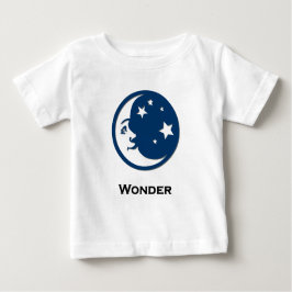 Camiseta De Bebé Moon Stars Wonder