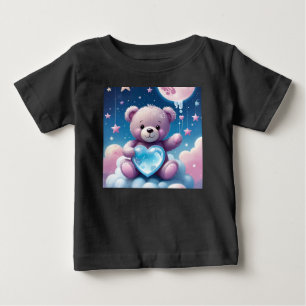 Camiseta De Bebé Moonlight Teddy - Noches de ensueño