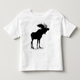 Camiseta De Bebé Moose Silhouette