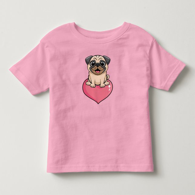Camiseta De Bebé Mops (Anverso)