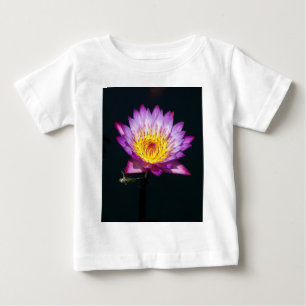 Camiseta De Bebé Morple Lotus Waterlily y Dragonfly Nymph T Shirt