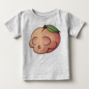 Camiseta De Bebé Mortal Barriga de cráneo