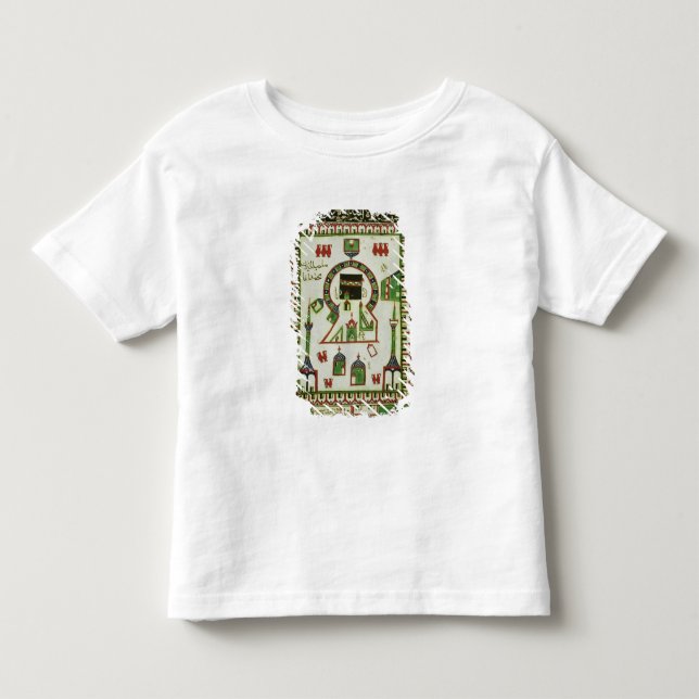 Camiseta De Bebé Mosaico con representación de La Meca (Anverso)