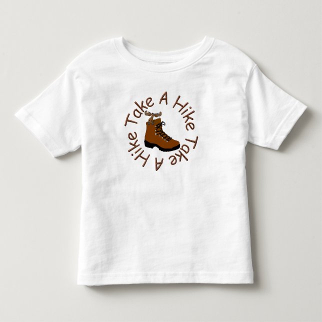 CAMISETA DE BEBÉ MOSCA EN BOOT TOMA UN PASO (Anverso)