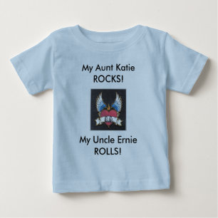 Camiseta De Bebé ¡Mosca G.G., mi tío Ernie ROLLS de la mosca! , M