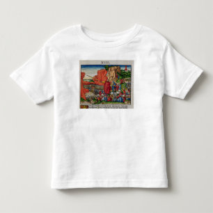 Camiseta De Bebé Moses que cruza el Mar Rojo