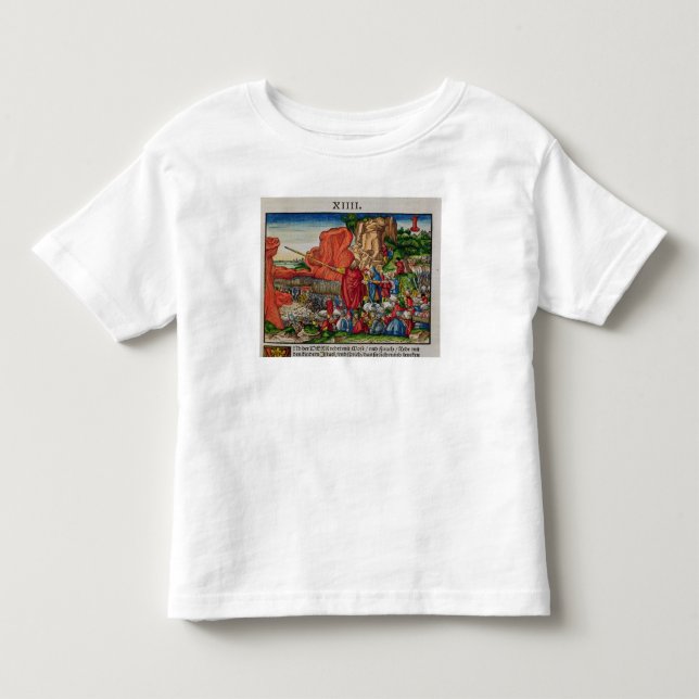 Camiseta De Bebé Moses que cruza el Mar Rojo (Anverso)