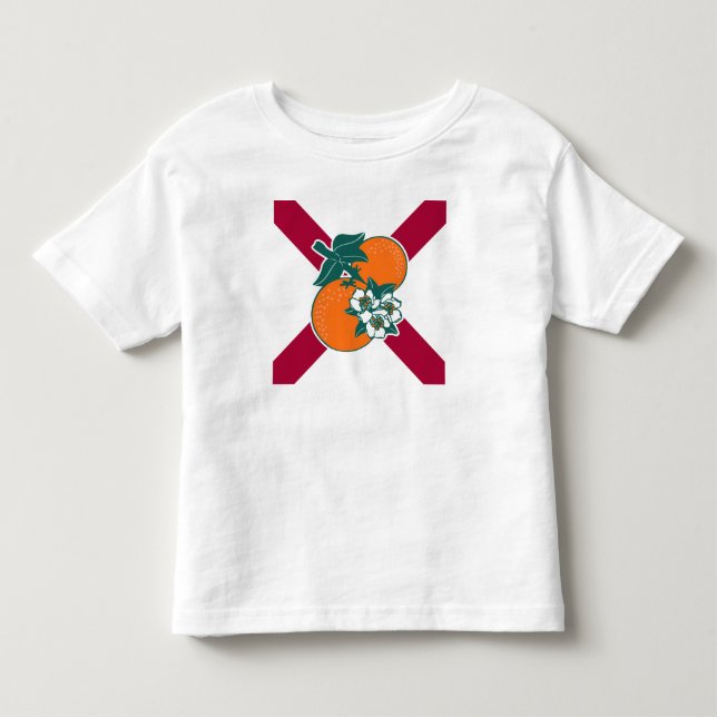 Camiseta De Bebé Mostrar tus colores - Florida (Anverso)