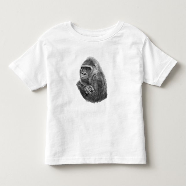 Camiseta De Bebé Mother gorilla Tshirts  母ゴリラのTシャツ (Anverso)