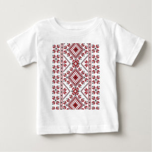 Camiseta De Bebé Motif Tradicional, Motif Tradicional Rumano T-S
