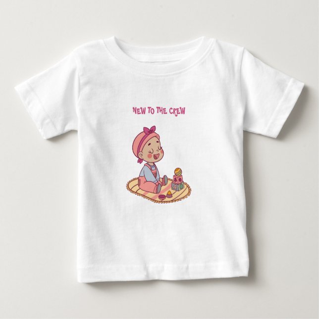 Camiseta De Bebé Motivo de bebé adorable (Anverso)