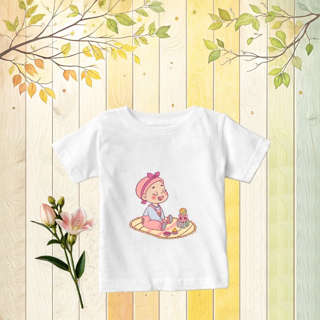 Camiseta De Bebé Motivo de bebé adorable (Subido por el creador)