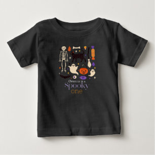 Camiseta De Bebé Motivos espeluznantes de Halloween Primer cumpleañ