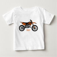 Motocicleta sucia fuera de carretera / motocross p