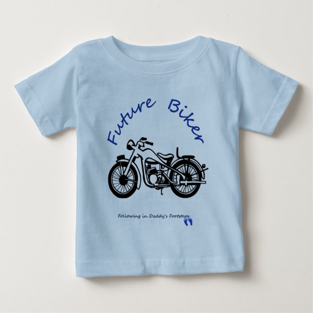Camiseta De Bebé Motociclista futuro (Anverso)