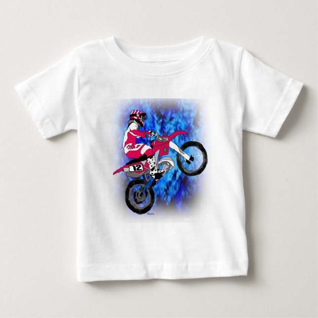 Camiseta De Bebé Motocrós 306 (Anverso)