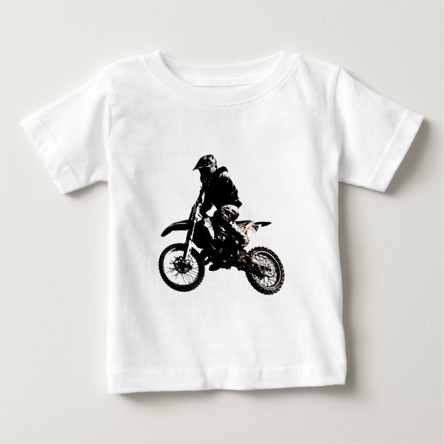 Camiseta De Bebé Motocross (Anverso)
