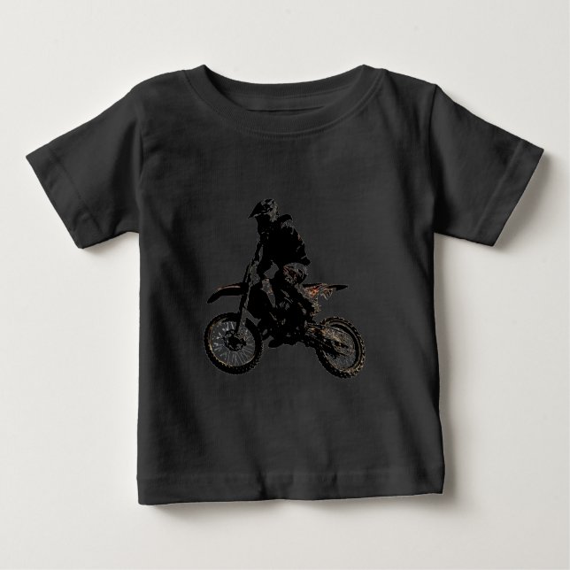 Camiseta De Bebé Motocross (Anverso)