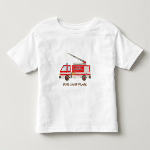 Camiseta De Bebé Motor de bomberos de camiones de bomberos