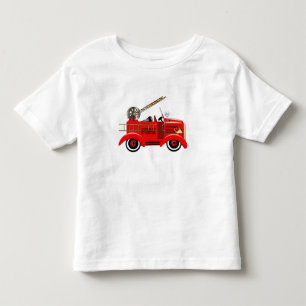 Camiseta De Bebé Motor de fuego "añade tu propio nombre"